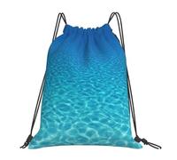 FSCEV Tranquil Underwater Scenery Drawstring Bags Gym Bag Leisure Daily Backpack Hiking Travel Backpack