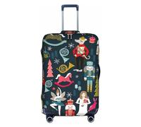 FSCEV Women_S Nutcracker Ballet Xmas Dance Trolley Suitcase Protective Cover Business Travel Luggage Protector Fashion 18-32 Inches