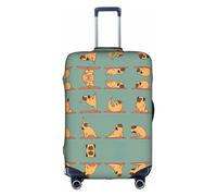 FSCEV Yoga Pug Trolley Suitcase Protective Cover Business Travel Luggage Protector Fashion 18-32 Inches