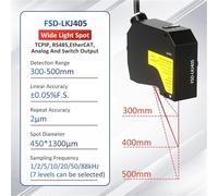 FSD-LKJ IP67 High Precision Measuring Sensor Contact discharge 4kV High-end Displacement Sensor(FSD-LKJ405)
