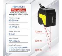 FSD-LKJ IP67 High Precision Measuring Sensor Contact discharge 4kV High-end Displacement Sensor(FSD-LKJ055)