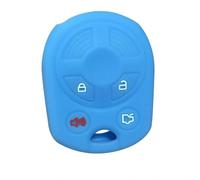 FSDGJZDFG Silicone Car Key Cover Case for Ford Flex 150 250 350 450 Explorer Edge Mustang Expedition Taurus Fusion Focus Escape C-Max