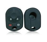 FSDGJZDFG Silicone Car Key Cover Case for Ford Flex 150 250 350 450 Explorer Edge Mustang Expedition Taurus Fusion Focus Escape C-Max