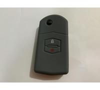 FSDGJZDFG Silicone Case For Mazda Demio 3 5 6 M3 M5 CX7 CX9 RX8 MX5 MPV Fob Shell Skin Holder 2 Button Remote Flip Car Key Cover