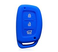 FSDGJZDFG Silicone Key Cover Case For Hyundai Ioniq 2021 Tucson 2017 2018 Santa Fe Sonata I10 Creta Keychain Car Flip Key Cover