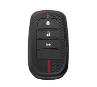 FSDGJZDFG Soft Silicone Car Key Cover Holder Shell, For Toyota Hilux 2021 Revo Yaris RAV4 2015 Auris 2013 Innova 2Buttons Remote Keychain