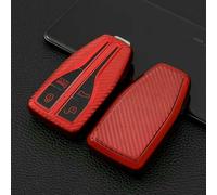 FSDGJZDFG TPU Carbon Fiber Car Key Case Cover Bag Protector Keychain for Hongqi HS5 19 FAW HS7 HS9