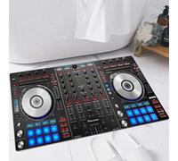 FSDGY Non-slip Barrier Mats Door Mat, Super Absorbent Entrance Rug Machine Washable Soft Floor Mat Carpet,dj pioneer music equipment,16x24in