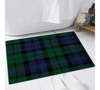 FSDGY Non-slip Barrier Mats Door Mat, Super Absorbent Entrance Rug Machine Washable Soft Floor Mat Carpet,Park family tartan plaid. Scottish textile pattern. (1),16x24in