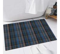 FSDGY Non-slip Barrier Mats Door Mat, Super Absorbent Entrance Rug Machine Washable Soft Floor Mat Carpet,Seamless Tartan Plaid,16x24in