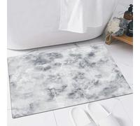 FSDGY Non-slip Barrier Mats Door Mat, Super Absorbent Entrance Rug Machine Washable Soft Floor Mat Carpet,Marble,Granite Surface Pattern with Stormy Details l Mineral Formation P,16x24in