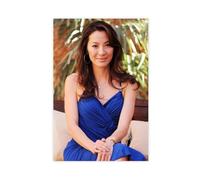 FSDJHG Actress Michelle Yeoh Poster (4) Canvas Poster Wall Art Decor Print Picture Paintings for Living Room Bedroom Decoration 20x30inch(50x75cm)