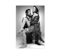 FSDJHG Jane Birkin And Serge Gainsbourg Poster (2) Canvas Poster Bedroom Decor Landscape Office Room Decor Gift 20x30inch(50x75cm)