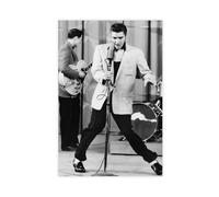 FSDJHG Singer Elvis Presley Poster (4) Canvas Poster Bedroom Decor Landscape Office Room Decor Gift 12x18inch(30x45cm)