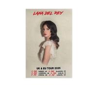 FSDJHG Singer Lana Del Ray Poster (1) Canvas Poster Wall Art Decor Print Picture Paintings for Living Room Bedroom Decoration 16x24inch(40x60cm)