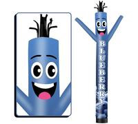 FSFLAG 20ft tall inflatable tube man wacky air dancer blueberry Wacky Wave Dancer (diameter 18 inches) for outdoor decoration advertising commercial business events (blower not included)