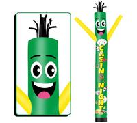 FSFLAG 20ft tall inflatable tube man wacky air dancer casin night Wacky Wave Dancer (diameter 18 inches) for outdoor decoration advertising commercial business events (blower not included)