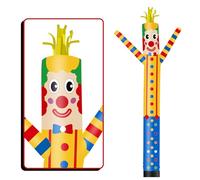 FSFLAG 20ft tall inflatable tube man wacky air dancer clown Wacky Wave Dancer (diameter 18 inches) for outdoor decoration advertising commercial business events (blower not included)