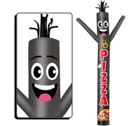FSFLAG 20ft tall inflatable tube man wacky air dancer pizza Wacky Wave Dancer (diameter 18 inches) for outdoor decoration advertising commercial business events (blower not included)