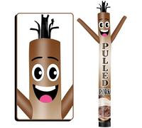 FSFLAG 20ft tall inflatable tube man wacky air dancer pulled pork Wacky Wave Dancer (diameter 18 inches) for outdoor decoration advertising commercial business events (blower not included)