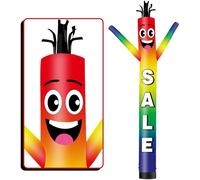 FSFLAG 20ft tall inflatable tube man wacky air dancer SALE-rainbow Wacky Wave Dancer (diameter 18 inches) for outdoor decoration advertising commercial business events (blower not included)