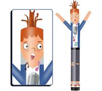 FSFLAG 20ft tall inflatable tube man wacky air dancer singer Wacky Wave Dancer (diameter 18 inches) for outdoor decoration advertising commercial business events (blower not included)