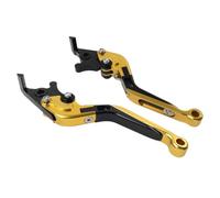 FSFY 1 Pair CNC Aluminum Adjustable Folding Extend Hand Brake Levers Gold for Honda X-11 1999-2002 2000 2001