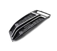 FSFY Front Fog Lights Lamps Bumper Lower Grille Grill Cover Trim Guard Left Side for Audi S4/ A4 S-Lien B9 2017-2018, Chrome