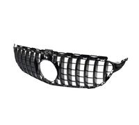 FSFY GTR Style Bumper Hood Front Radiator Grill Grille ABS Glossy Black for Mercedes Benz C Class W205 C200 C300 C350 C43 AMG 2015-2018 Car