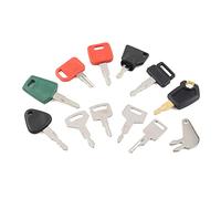 FSFY Ignition Starter Switch Key, 12PC Ignition Key Heavy Equipment Accessories For and for Hitachi Excavators, for Case excavator Models 1650 & 1850K, for Cat Ignitions