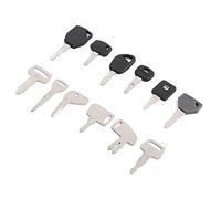 FSFY Ignition Starter Switch Key, 12PC Ignition Key Heavy Equipment Accessories For Komatsu K2C166,for Kubota K008 KX161-2 KX101 KX151 R410 KH61 R520S,for Terex Generation 7 Dumptruck ADT