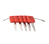 FSFY Ignition Starter Switch Key,5PCS Ignition Key Replacement For Some for Fiat; For Some Case Dozers; For Hitachi Excavators; For Excavators; For Some New Holland