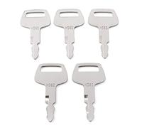 FSFY Ignition Starter Switch Key Replace Parts Number HD62 41307-00007, 5PCS Ignition Key Replacement For Bobcat, For Hitachi, for Hyundai, For Nogano, For Sunward, For Thomas Excavators