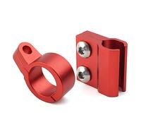 FSFY Motorcycle Front Brake Hose Cable Clamp Line Guide Holder Red for HONDA CR80R/85R, CR125R/250R, CRF150R-450R Aluminum