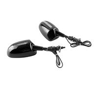 FSFY Pair Motorcycle Rearview Side Mirror Left & Right Side for HONDA CBR 600F1/F2/F3 1987-1998, for Kawasaki Ninja 500 1994-2008, for Suzuki GSX-R 600/750 /1000 1992-2005