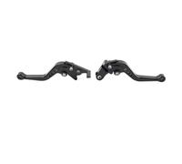 FSFYUK 1 Pair Short Adjustable Brake Clutch Control Levers for Scramble | for Ducati 659/696/796/795 MONSTER for HYPERMOTARD 796, Aluminum Black, Pivot Flip-up