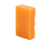 FSFYUK 1Pc 3cmx4cmx1.4cm Leather Craft Rectangle Beeswax Block Thread Line Wax DIY Tool Orange Yellow