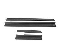 FSFYUK Auto Door Entry Guards Sill Scuff Cover Panel Step Protector Door Entry Sill Scuff Guards W/self-adhesive tape 4pcs Black for Wrangler 4 door 2007-2017