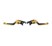 FSFYUK Brake Clutch Levers for 900SS 600SS for Monster | M750/M750IE M900 1 Pair, Folding Extendable Motorcycle, Gold Aluminum, Vibration Damping