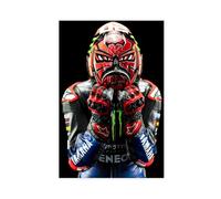 fsgfod Fabio Quartararo MotoGP Poster Canvas Poster Wall Art Decor Print Picture Paintings for Living Room Bedroom Decoration 12x18inch(30x45cm)