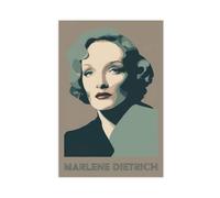 fsgfod Marlene Dietrich Poster Canvas Poster Bedroom Decor Landscape Office Room Decor Gift 24x36inch(60x90cm)