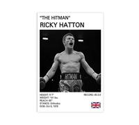 fsgfod Ricky Hatton Poster Canvas Poster Wall Art Decor Print Picture Paintings for Living Room Bedroom Decoration 24x36inch(60x90cm)