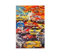 fsgfod Snake Mongoose Hot Wheels Poster Canvas Poster Wall Art Decor Print Picture Paintings for Living Room Bedroom Decoration 12x18inch(30x45cm)