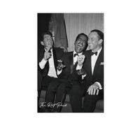 fsgfod The Rat Pack Singers Poster Canvas Poster Bedroom Decor Landscape Office Room Decor Gift 16x24inch(40x60cm)
