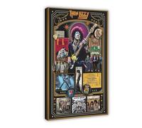 fsgfod Thin Lizzy Poster Canvas Poster Bedroom Decor Landscape Office Room Decor Gift 08x12inch(20x30cm)