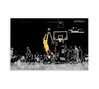 FSGHE Basketball Superstar Kobe Bean Bryant Poster 31 Canvas Poster Bedroom Decor Sports Landscape Office Room Decor Gift Unframe-style 12x18inch(30x45cm)
