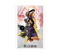 FSGHE Basketball Superstar Kobe Bean Bryant Poster 42 Canvas Poster Bedroom Decor Sports Landscape Office Room Decor Gift Unframe-style 12x18inch(30x45cm)