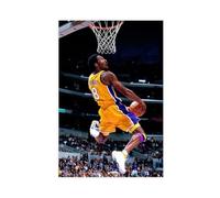 FSGHE Basketball Superstar Kobe Bean Bryant Poster 51 Canvas Poster Wall Art Decor Print Picture Paintings for Living Room Bedroom Decoration Unframe-style 12x18inch(30x45cm)