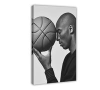 FSGHE Basketball Superstar Kobe Bean Bryant Poster 73 Canvas Poster Bedroom Decor Sports Landscape Office Room Decor Gift Frame-style 08x12inch(20x30cm)