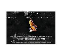 FSGHE Basketball Superstar Kobe Bean Bryant Poster 9 Canvas Poster Wall Art Decor Print Picture Paintings for Living Room Bedroom Decoration Unframe-style 12x18inch(30x45cm)